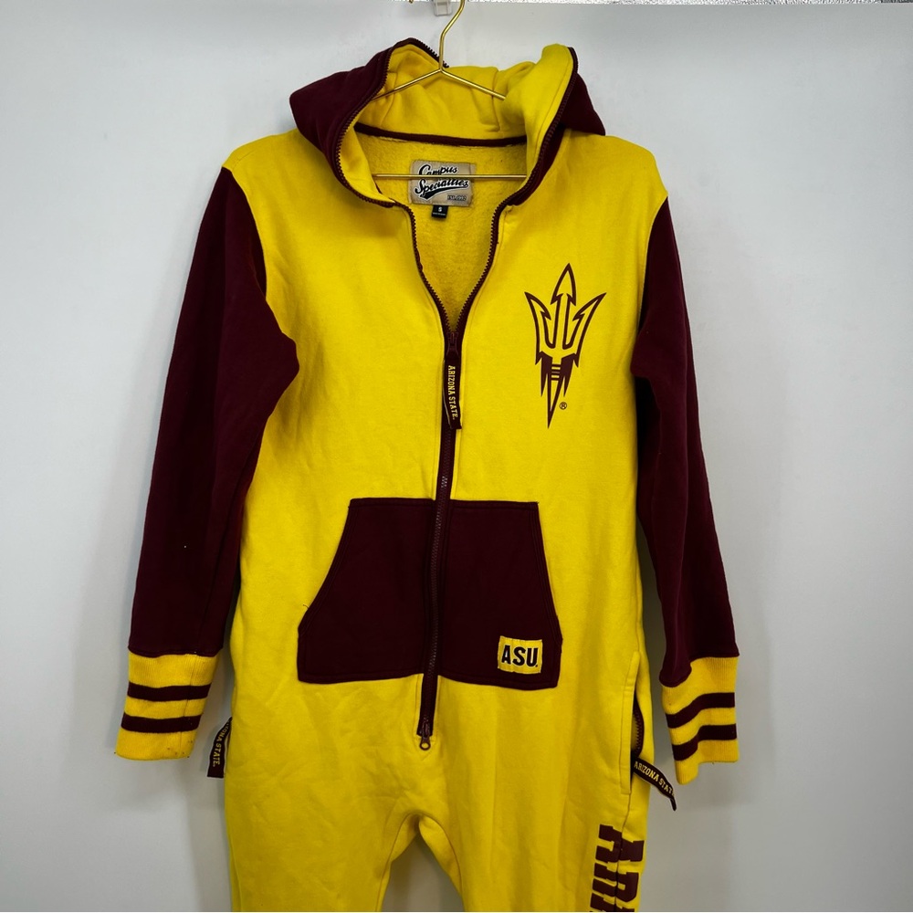 Arizona State Yellow and Maroon Zip Up Sweater - Picture 5 of 9